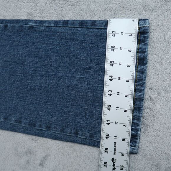 International Concepts Jeans Women's 10P Blue Mid-Rise Bootcut Denim 29" Inseam - Picture 6 of 15